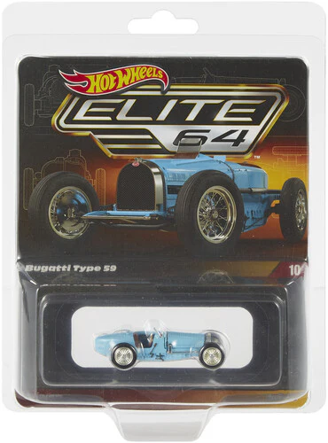 Hot Wheels Collectors: 1/64 Hot Wheels Elite 64 Bugatti Type 59