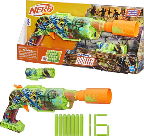 3523-nerf-zombie-driller-dart-blaster-1.webp Nerf - Zombie - Driller Dart Blaster