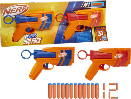 Nerf - N Series - Duo Pack Dart Blasters and 12 N1 Darts