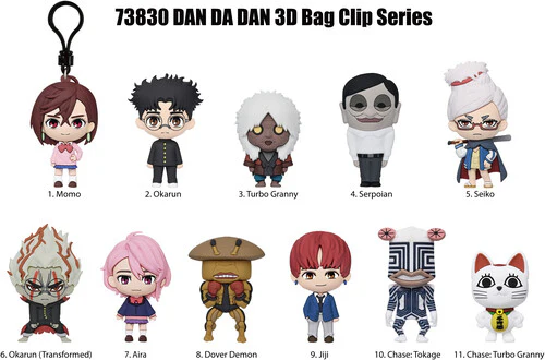 4364-dan-da-dan-3d-foam-bag-clip-24pc-blind-bag-pdq-1.webp Dan Da Dan - 3D Foam Bag Clip 24pc Blind Bag PDQ