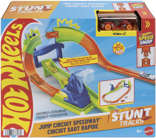 Hot Wheels Stunt Tracks Jump Circuit Speedway
