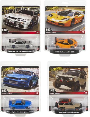 Hot Wheels Premium 1:43 6-Piece F Assortment