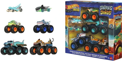 91-hot-wheels-monster-trucks-sharks-vs.-dinos-multipack-1.webp Hot Wheels Monster Trucks: Sharks vs. Dinos Multipack